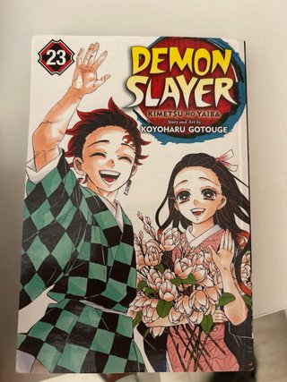 Mangas demon slayer en ingles del tomo 20-23