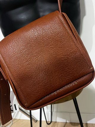 Bolso Adolfo Dominguez Piel Marrón Unisex