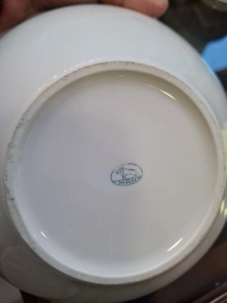 Vajilla Santa Clara Porcelana Flores Rosas