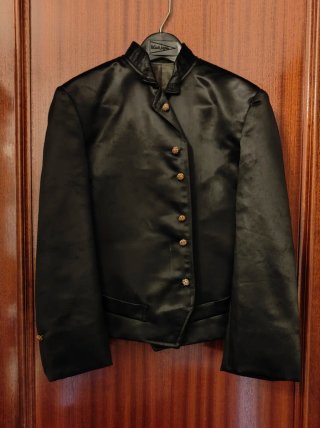 Chaqueta fallera niño negra dorada
