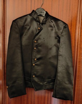 Chaqueta fallera niño negra dorada