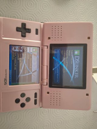Nintendo DS Fat Rosa + Cargador y Juego