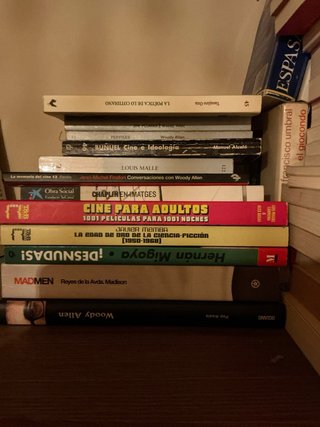 Lote de libros relacionados con el cine