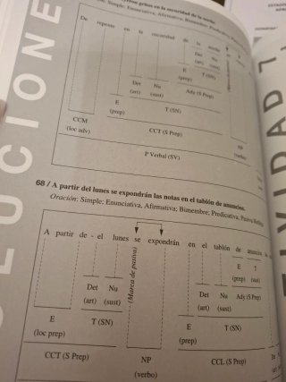 Prácticas de sintaxis: La oración simple