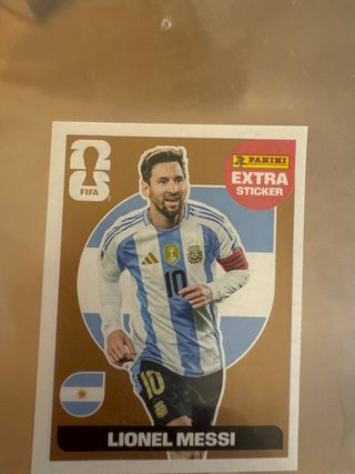 Cromos Messi Bronce Extra FIFA Panini