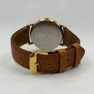 Reloj Longines Cuarzo Dorado y Marrón