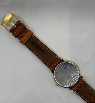 Reloj Longines Cuarzo Dorado y Marrón