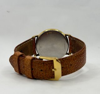 Reloj Longines Cuarzo Dorado y Marrón
