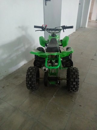 Quad infantil gasolina verde