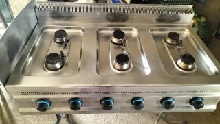 Cocina Industrial Gas 6 Fuegos