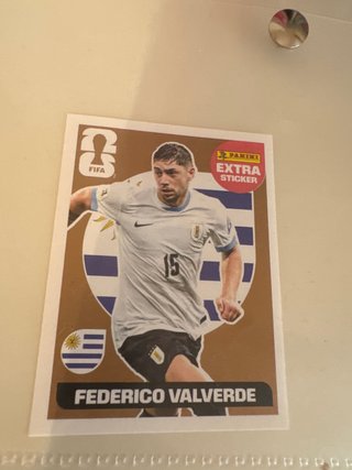 Sticker Federico Valverde Bronce Extra Panini