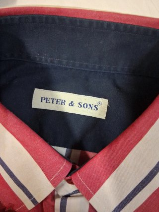 Camicia uomo cotone a righe