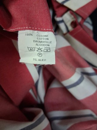 Camicia uomo cotone a righe