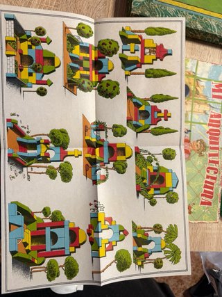 Mi Arquitectura Juego Bloques Madera Antiguo