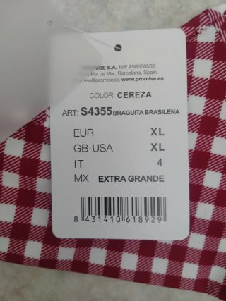 Costume da bagno donna Promise taglia XL