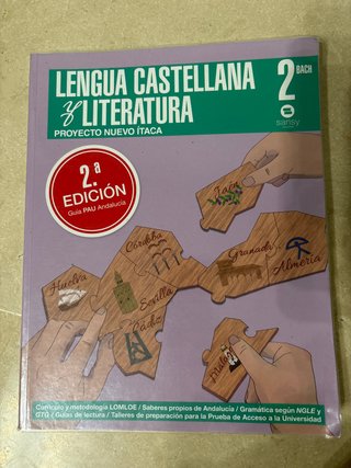 Libro de lengua castellana y literatura 2bach