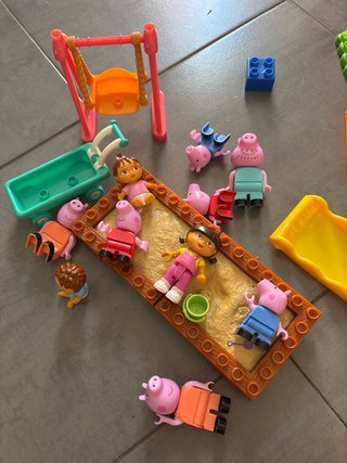 Juego de construcción piezas sueltas