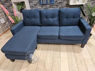 Sofa con Puff Convertible en Chaise Longue