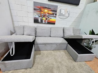 Sofa Rinconera Chaise Longue y Cama 287cm