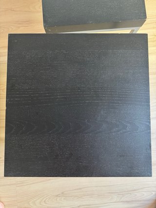 Conjunto 3 mesitas auxiliares Ikea negras