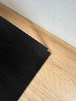 Conjunto 3 mesitas auxiliares Ikea negras