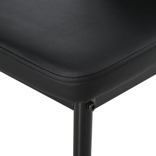 Mesa Comedor Negra y 4 Sillas