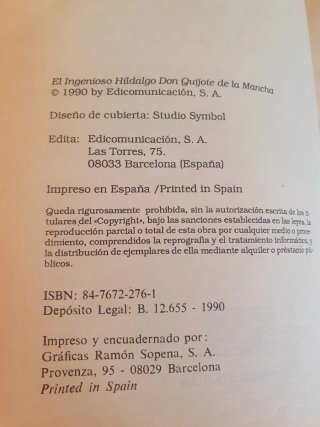 Din Quijote de la Mancha