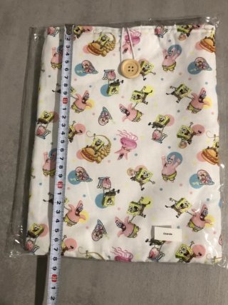Funda para libro Spongebob y Patricio