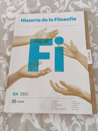 Historia de la filosofía Bachillerato 2