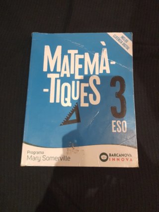 Mary Somerville 3 ESO. Matemàtiques Novetat