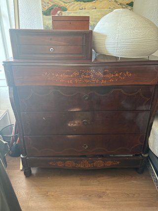 Cómoda Isabelina Siglo XIX Madera