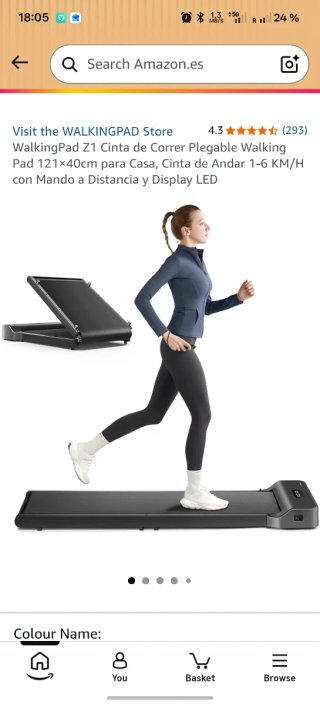 Cinta de Correr Plegable Inteligente King Smith