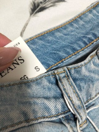 Jeans donna con strass
