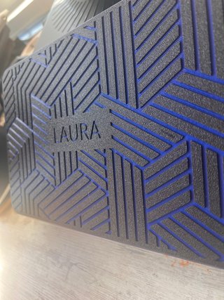 Tapa cristal TM7 peso personalizado + Llavero