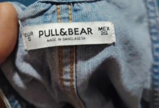 Vestido vaquero Pull&Bear Talla S Y2K