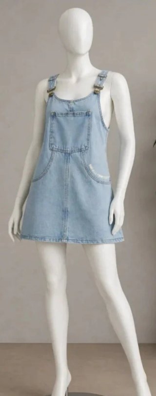 Vestido vaquero Pull&Bear Talla S Y2K