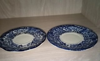 Platos Cartuja de Sevilla Azules
