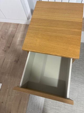Mesita Noche Ikea Malm Roble