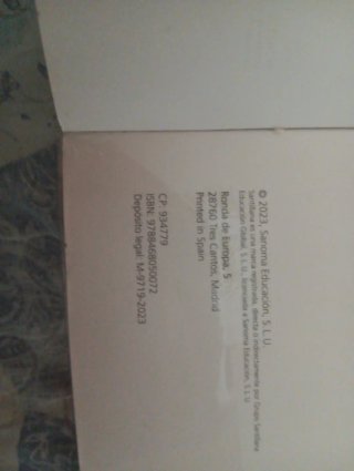 Libro tecnología 4 eso de marca santillana