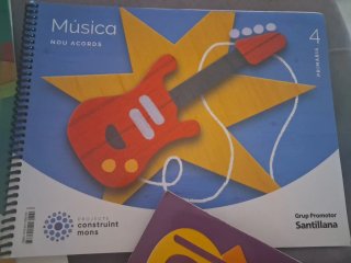 Libro Música Nou Acords 4 Primaria