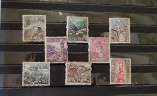 Sellos Andorra española 1963