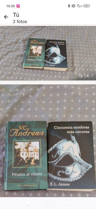 Libros V.C. Andrews y E.L. James