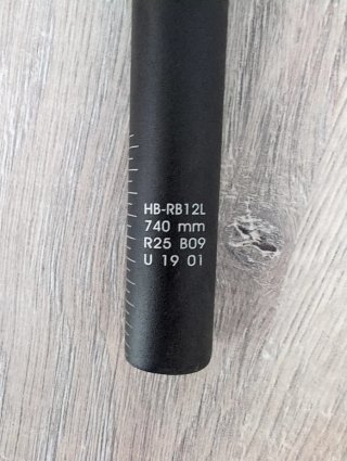 Manillar 740mm y potencia 70mm BX