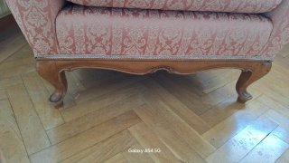 Conjunto de salón clásico: sofá y sillones