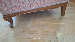 Conjunto de salón clásico: sofá y sillones