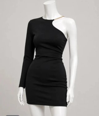 Vestido Armani Exchange Negro Talla s