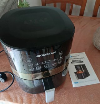 Friggitrice aria Aigostar con finestra.Leggi tutto