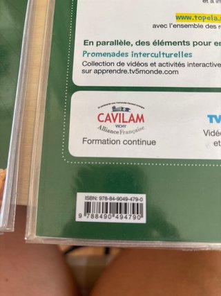 Libro de francés Tope là! 3 A2.2