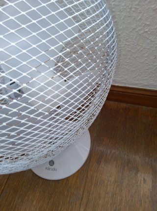 Ventilador de mesa Klindo blanco