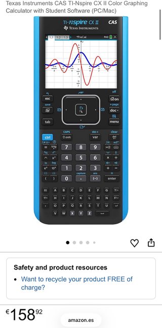 Calculadora Gráfica TI-nspire CX II CAS